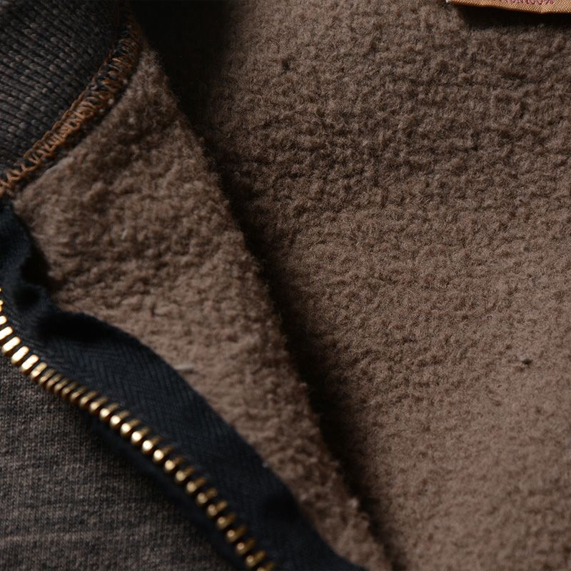 S105-00-BKMKK-7inch HALF-ZIP PLAIN-S10500-DELUXEWARE-デラックスウエアスウェット・デラックスウエアスエットの画像