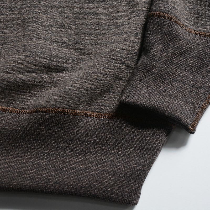 S105-00-BKMKK-7inch HALF-ZIP PLAIN-S10500-DELUXEWARE-デラックスウエアスウェット・デラックスウエアスエットの画像