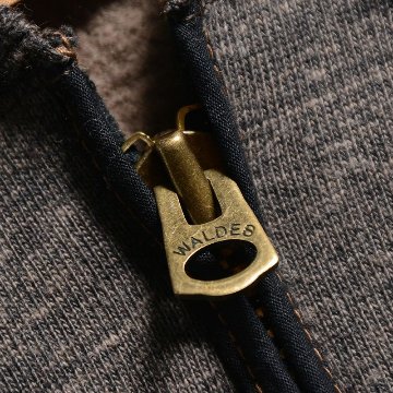 S105-00-BKMKK-7inch HALF-ZIP PLAIN-S10500-DELUXEWARE-デラックスウエアスウェット・デラックスウエアスエットの画像