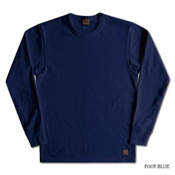 SLL-00 BL(F.BL) 無地長袖Tシャツ SLL00 DELUXEWARE デラックスウエア長袖Tシャツ ロンT 無地ロンTの画像