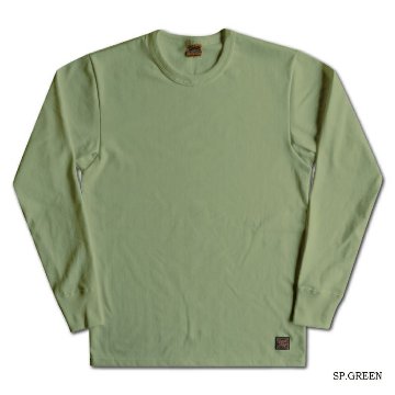 SLL-00 GRN2(SP.GRN) 無地長袖Tシャツ SLL00 DELUXEWARE デラックスウエア長袖Tシャツ ロンT 無地ロンTの画像