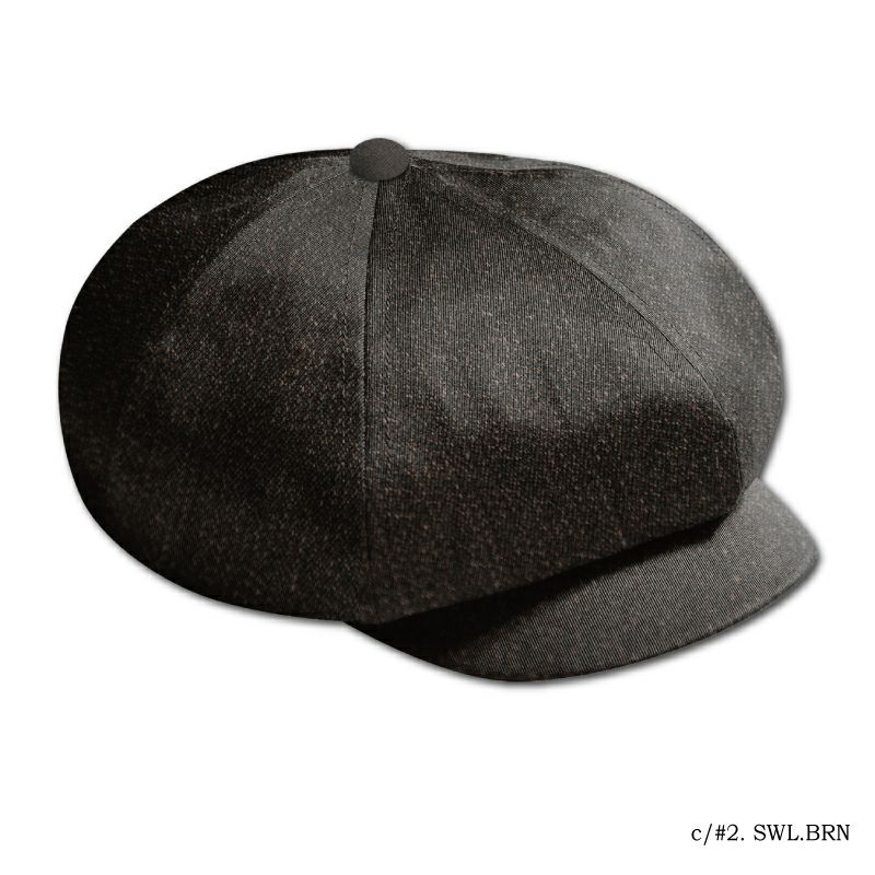 DH001 BR HUNTING＆CASQUETTE DELUXEWARE デラックスウエア キャスケット ハンチング 帽子の画像