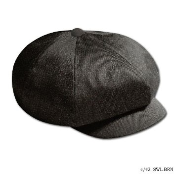 DH001 BR HUNTING＆CASQUETTE DELUXEWARE デラックスウエア キャスケット ハンチング 帽子の画像