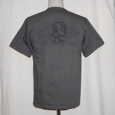 AD17T-SKULLBOOK-グレー-スカルブック-AD17TSKULLBOOK-DELUXEWARE-デラックスウエアＴシャツ-DALEE'S-ダリーズTシャツの画像