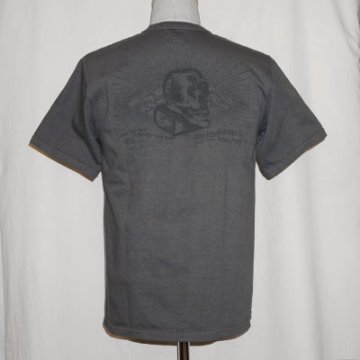 AD17T-SKULLBOOK-グレー-スカルブック-AD17TSKULLBOOK-DELUXEWARE-デラックスウエアＴシャツ-DALEE'S-ダリーズTシャツの画像