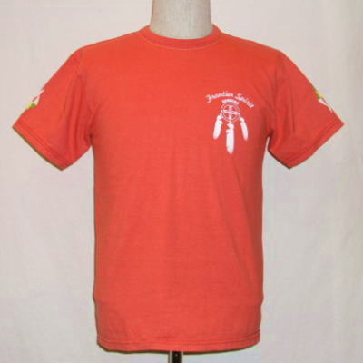 THC-90W-ライトレッド-SPIRIT-THC90W-FLATHEAD-フラットヘッドTシャツの画像
