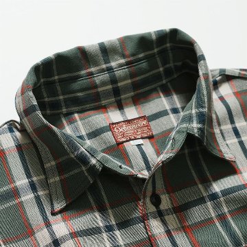 MV-11 GRN TARTAN GRN MV11 DELUXEWARE デラックスウエアシャツ シャツ長袖 ライトネルシャツの画像