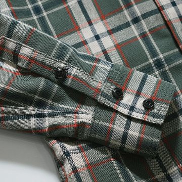 MV-11 GRN TARTAN GRN MV11 DELUXEWARE デラックスウエアシャツ シャツ長袖 ライトネルシャツの画像