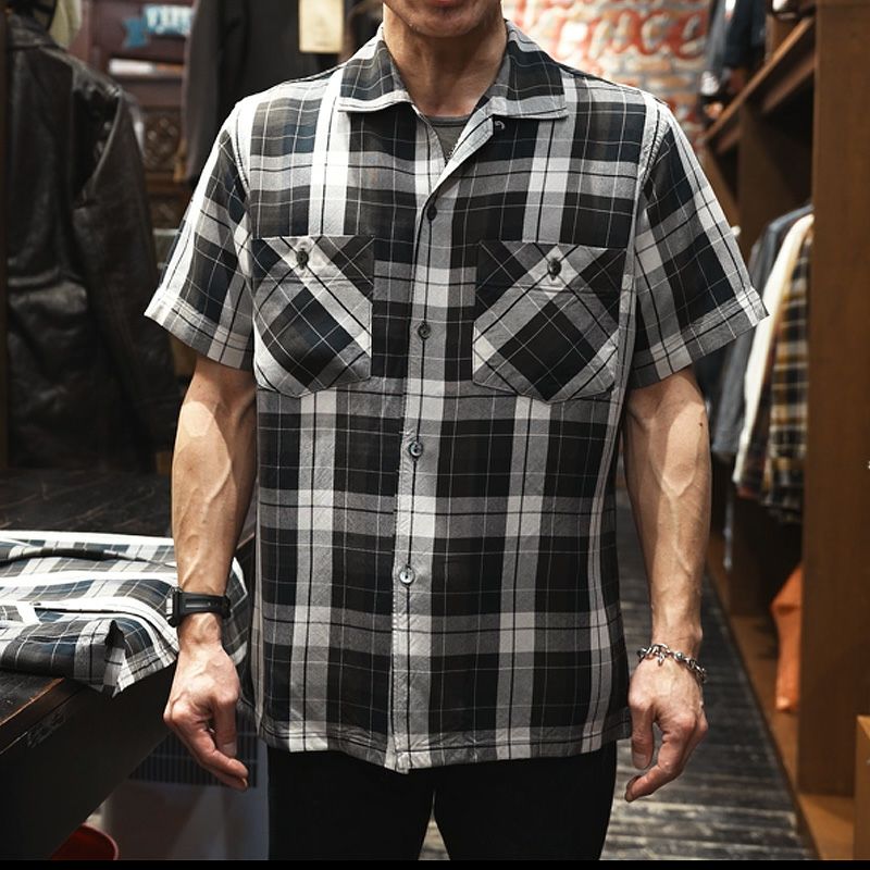 RCS-04S MONO RAYON DUCK SHIRT RCS04S DELUXEWARE デラックスウエアシャツ シャツ半袖 レーヨンシャツの画像