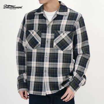 RCS-04L MONO RAYON DUCK SHIRT RCS04L DELUXEWARE デラックスウエアシャツ シャツ長袖の画像