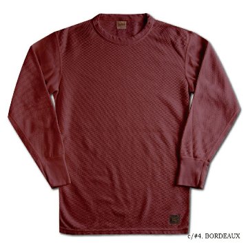 MILC-00-BOR(BOR) MIL-SPEC THERMAL PLAIN MILC00 DELUXEWARE デラックスウエアサーマルＴシャツ 無地サーマルの画像