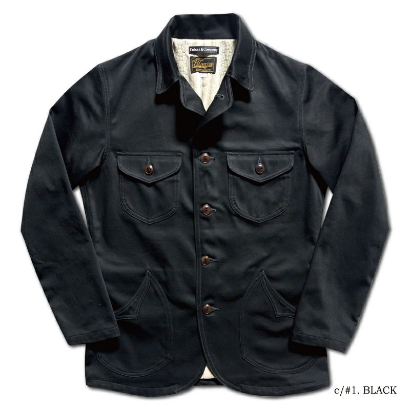 TICK.BLK BK 10's SACK JACKT.BLK TICKBLK DELUXEWARE デラックスウエアコート DALEE'S ダリーズ-アウターの画像