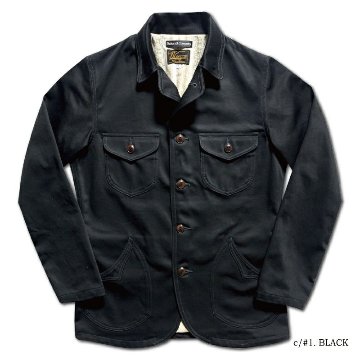 TICK.BLK BK 10's SACK JACKT.BLK TICKBLK DELUXEWARE デラックスウエアコート DALEE'S ダリーズ-アウターの画像