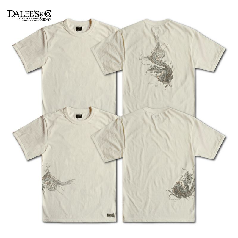 ORT2024 1910s-JP-Dragon DELUXEWARE デラックスウエアＴシャツ DALEE'S ダリーズTシャツの画像
