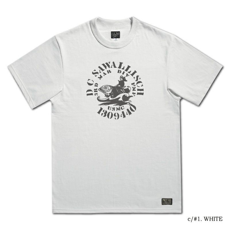 BGT4024-B WH MAR BGT4024B DELUXEWARE デラックスウエアＴシャツ DALEE'S ダリーズTシャツの画像