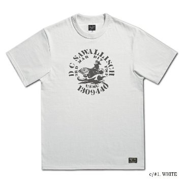 BGT4024-B WH MAR BGT4024B DELUXEWARE デラックスウエアＴシャツ DALEE'S ダリーズTシャツの画像