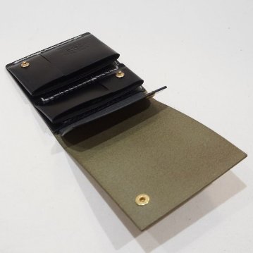 CW2-S-ADV-2ND OLVxBK 25周年記念2ND別注ミニマルウォレット CW2SADV2ND 黒羽（CROW：クロウ) 黒羽ビルホルダー カードケース コインケースの画像