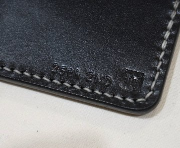 LC-ADV-2ND-OLVxBK-25周年記念2ND別注CRライセンスカードケース-LCADV2ND-黒羽（CROW：クロウ)カードケース・黒羽ライセンスカードケースの画像