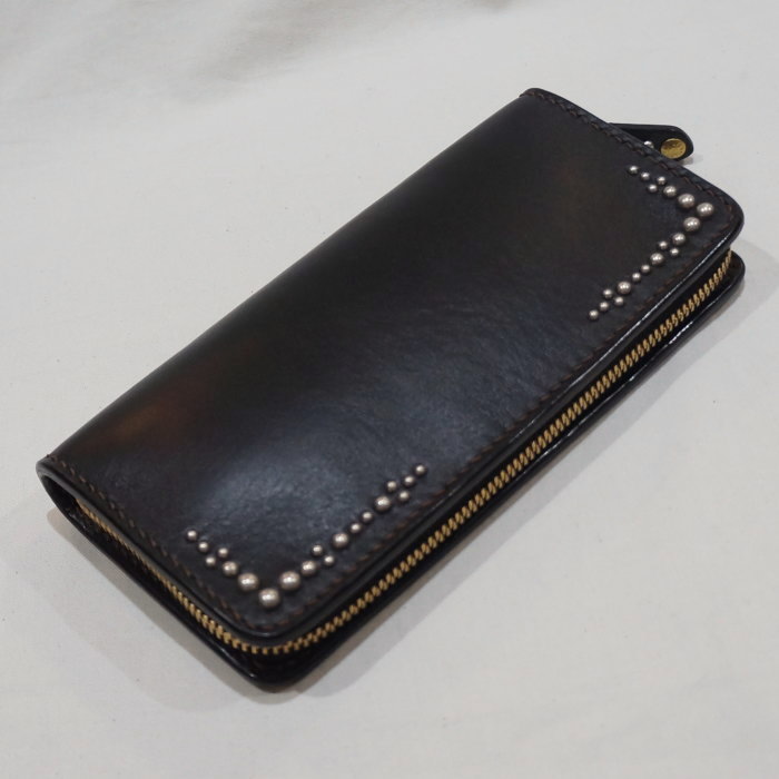 FN-C8Z3-5S BK ホースハイド マルチケース FNC8Z35S FLATHEAD フラットヘッドロングウォレットの画像