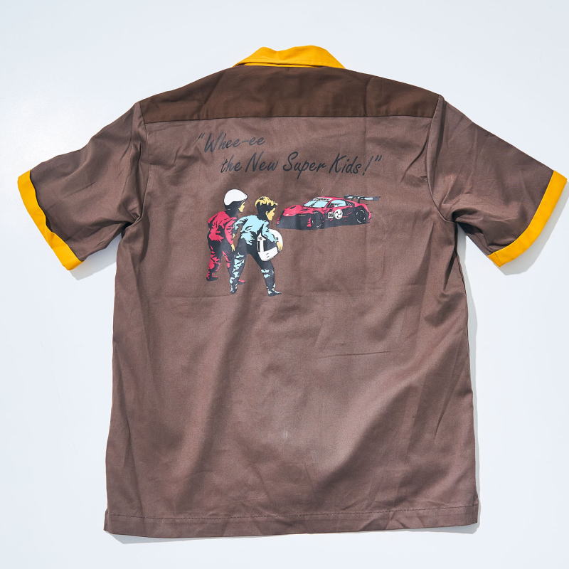 SMGS24 BR サムライ自動車倶楽部ガススタシャツ24 SAMURAIJEANS サムライジーンズワークシャツ サムライジーンズシャツ サムライ自動車倶楽部 ワークシャツの画像