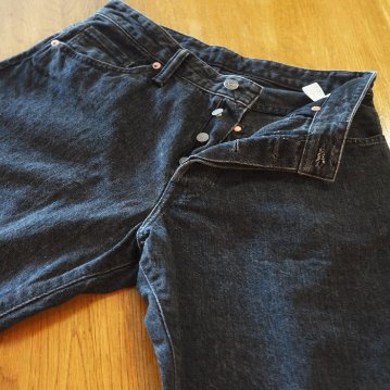 FN-PA-DB003C BK ワイドテーパードブラックパンツ FNPADB003C FLATHEAD フラットヘッドパンツの画像