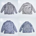 SOS24-SS ジャギーツイル2ポケット長袖ワークシャツ SOS24SS SAMURAIJEANS サムライジーンズ シャツ 長袖シャツの画像