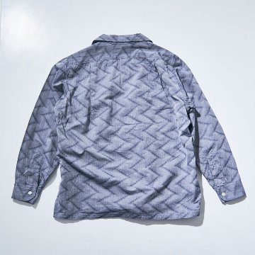 SOS24-SS ジャギーツイル2ポケット長袖ワークシャツ SOS24SS SAMURAIJEANS サムライジーンズ シャツ 長袖シャツの画像