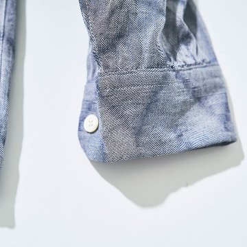 SOS24-SS ジャギーツイル2ポケット長袖ワークシャツ SOS24SS SAMURAIJEANS サムライジーンズ シャツ 長袖シャツの画像