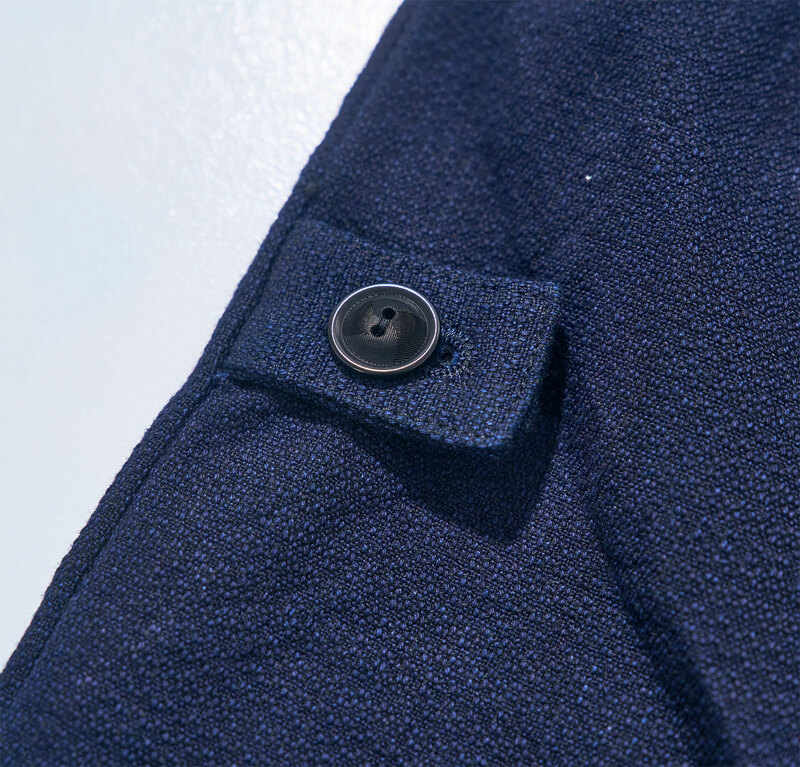 SJVT24-AK 藍 藍斑ミックスフィールドベスト SJVT24AK SAMURAIJEANS サムライジーンズ サムライジーンズベストの画像