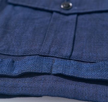 SJVT24-AK 藍 藍斑ミックスフィールドベスト SJVT24AK SAMURAIJEANS サムライジーンズ サムライジーンズベストの画像