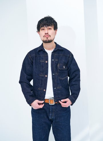S556VX 零+モデルTバックGジャン ゼロ+モデル 零プラスモデル SAMURAIJEANS(サムライジーンズ)デニムジャケット Gジャンの画像