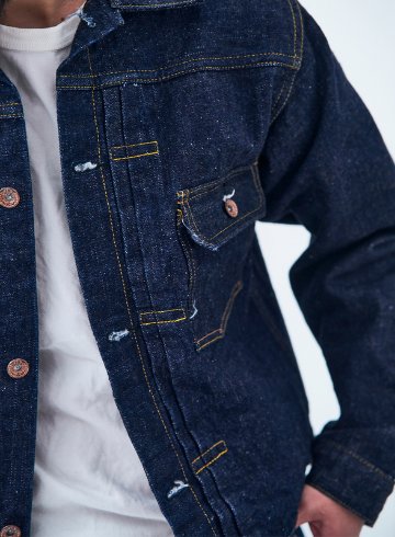 S556VX 零+モデルTバックGジャン ゼロ+モデル 零プラスモデル SAMURAIJEANS(サムライジーンズ)デニムジャケット Gジャンの画像