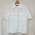 FN-SCR-013S WH ツイル半袖シャツ FNSCR013S FLATHEAD フラットヘッドシャツ オープンカラーシャツの画像