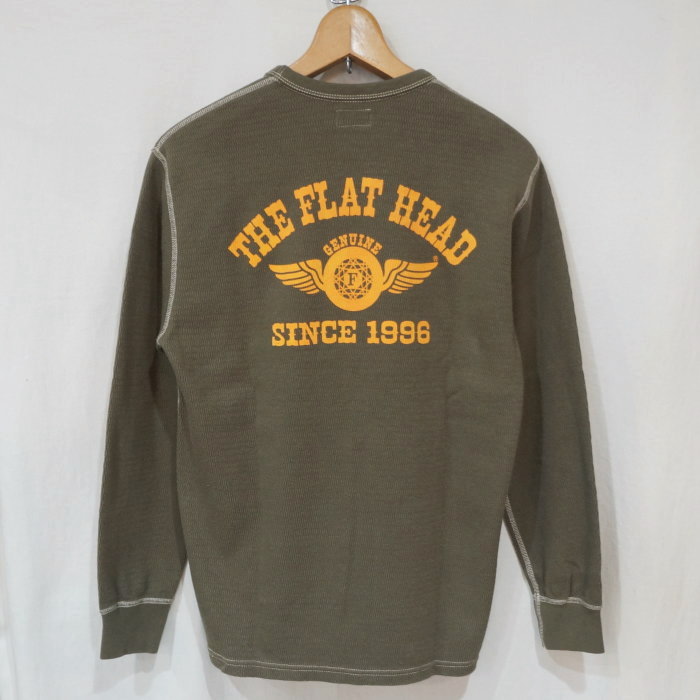 FN-THL-203 FLING WHEEL203 FNTHL203 FLATHEAD フラットヘッドサーマルシャツの画像