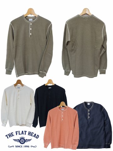 FN-THLH-004 ヘンリーネック長袖サーマル004 FNTHLH004 FLATHEAD フラットヘッドサーマルTシャツの画像