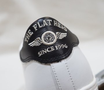 FN-FS-001 WH レザースニーカー FNFS001 FLATHEAD フラットヘッド 靴の画像