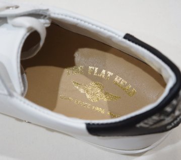 FN-FS-001 WH レザースニーカー FNFS001 FLATHEAD フラットヘッド 靴の画像