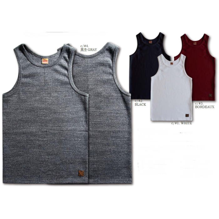 TNK-06-リブタンクトップ-TNK06-DELUXEWARE-デラックスウエアタンクトップの画像