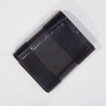 	 FN-WSN3-4S-BKx-xBKxRD-多脂革三つ折りミニウォレット-FNWSN34S-FLATHEAD-フラットヘッドレザーウォレット・フラットヘッドハーフウォレット-STOCKBURGの画像