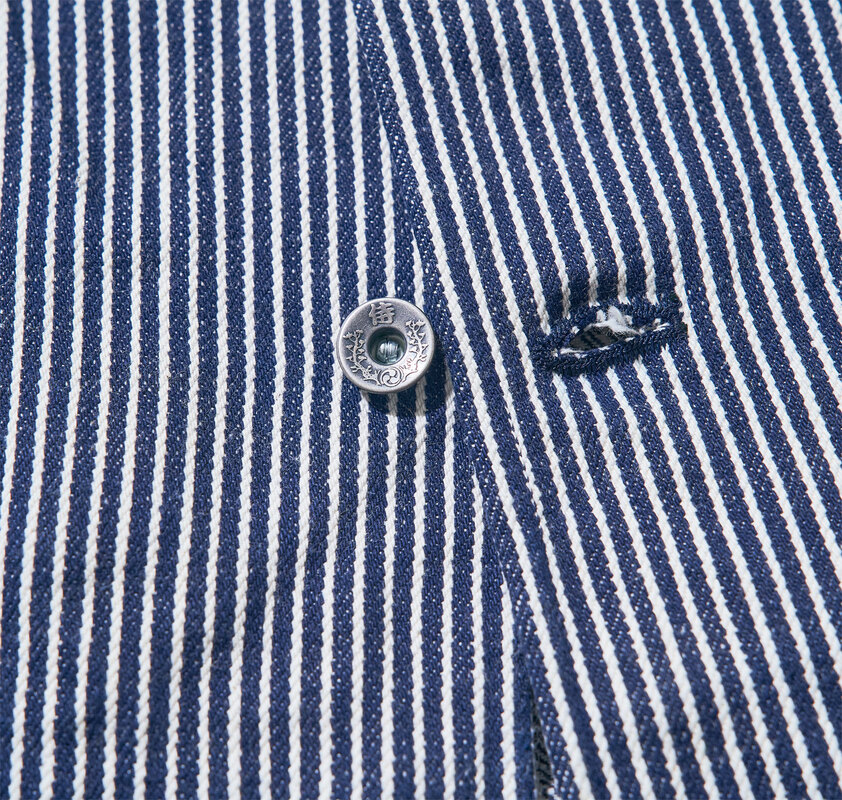 SJVT24 デニム/ヒッコリーベスト SJVT24 SAMURAIJEANS サムライジーンズ サムライジーンズベストの画像
