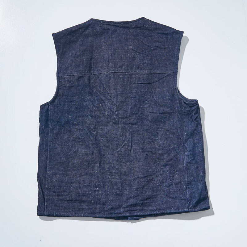 SJVT24 デニム/ヒッコリーベスト SJVT24 SAMURAIJEANS サムライジーンズ サムライジーンズベストの画像