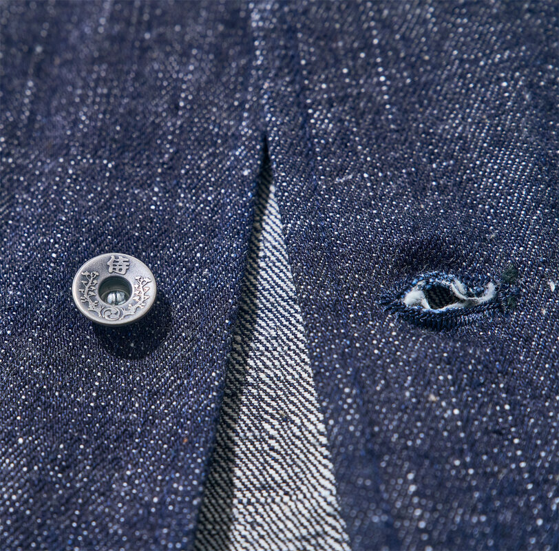 SJVT24 デニム/ヒッコリーベスト SJVT24 SAMURAIJEANS サムライジーンズ サムライジーンズベストの画像