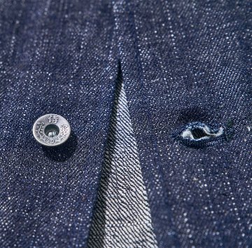 SJVT24 デニム/ヒッコリーベスト SJVT24 SAMURAIJEANS サムライジーンズ サムライジーンズベストの画像