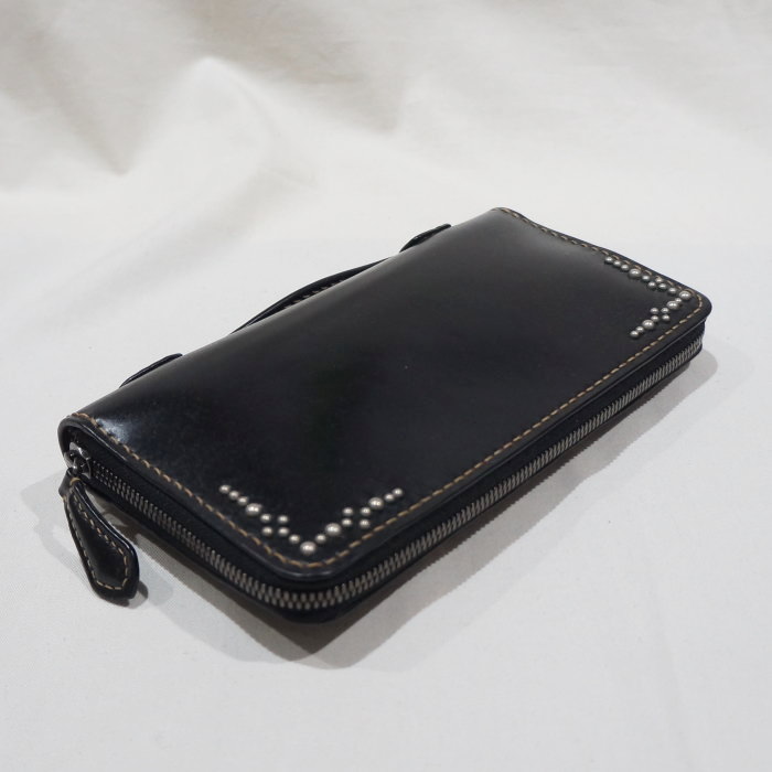 CHFZ-01(ワケアリ品) BKxBK-1 CHFZ01のワケアリ品-1 CHFZ01(ワケアリ品) THEFLATHEAD フラットヘッドロングウォレット STOCKBURG ストックバーグの画像