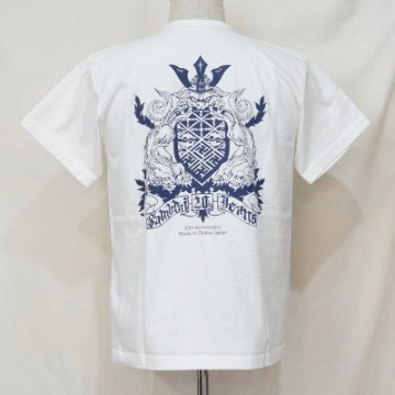 SJST20TH-04-WH-サムライジーンズ半袖Ｔシャツ20周年04-SJST20TH04-SAMURAIJEANS-サムライジーンズTシャツ-20周年の画像