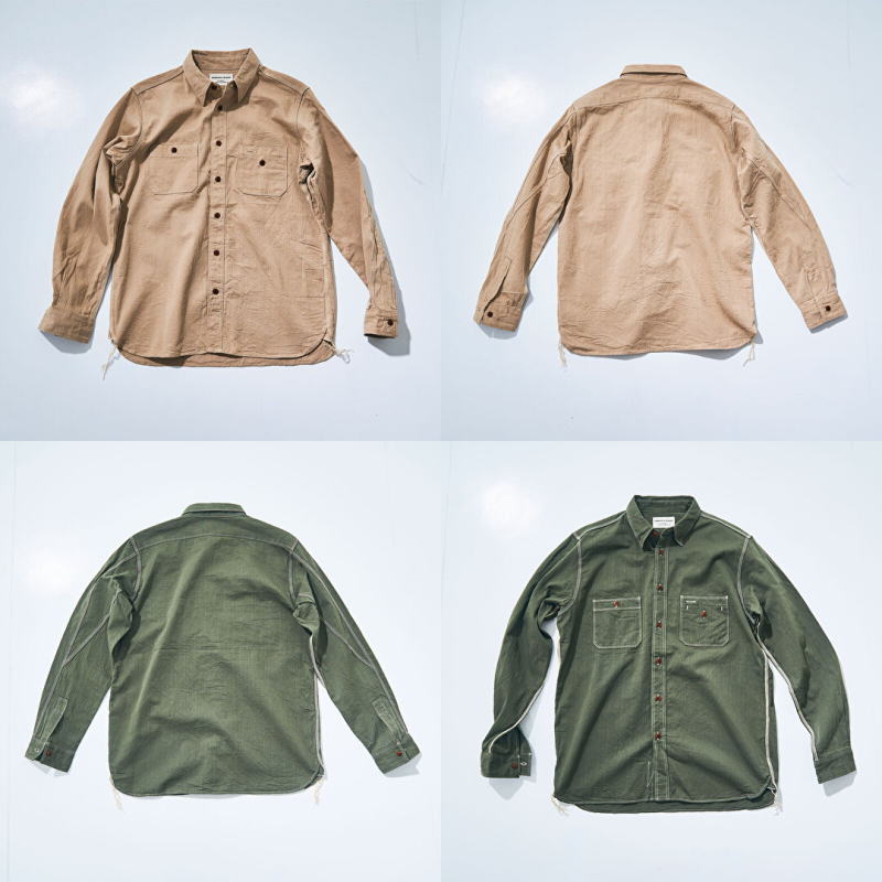 SJCBS24-HB セルビッチへリンボーンシャツ SJCBS24HB SAMURAIJEANS サムライジーンズ シャツ 長袖シャツ へリンボンシャツの画像