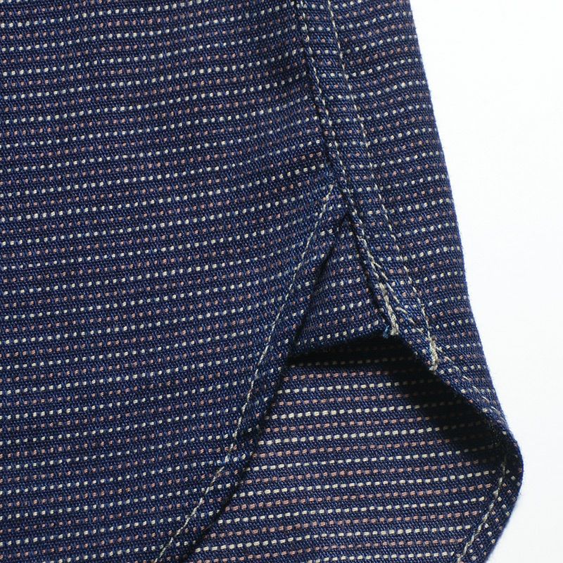 WWS-29L PATTERNED INDIGO WWS29L DELUXEWARE デラックスウエアシャツ半袖 デラックスウエアシャツの画像