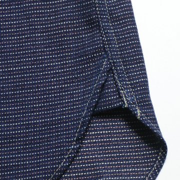 WWS-29L PATTERNED INDIGO WWS29L DELUXEWARE デラックスウエアシャツ半袖 デラックスウエアシャツの画像