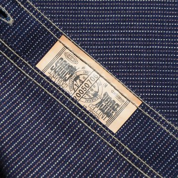 WWS-29L PATTERNED INDIGO WWS29L DELUXEWARE デラックスウエアシャツ半袖 デラックスウエアシャツの画像