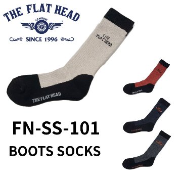 FN-SS-101 ブーツソックス101 FNSS101 FLATHEAD フラットヘッド ソックス 靴下の画像